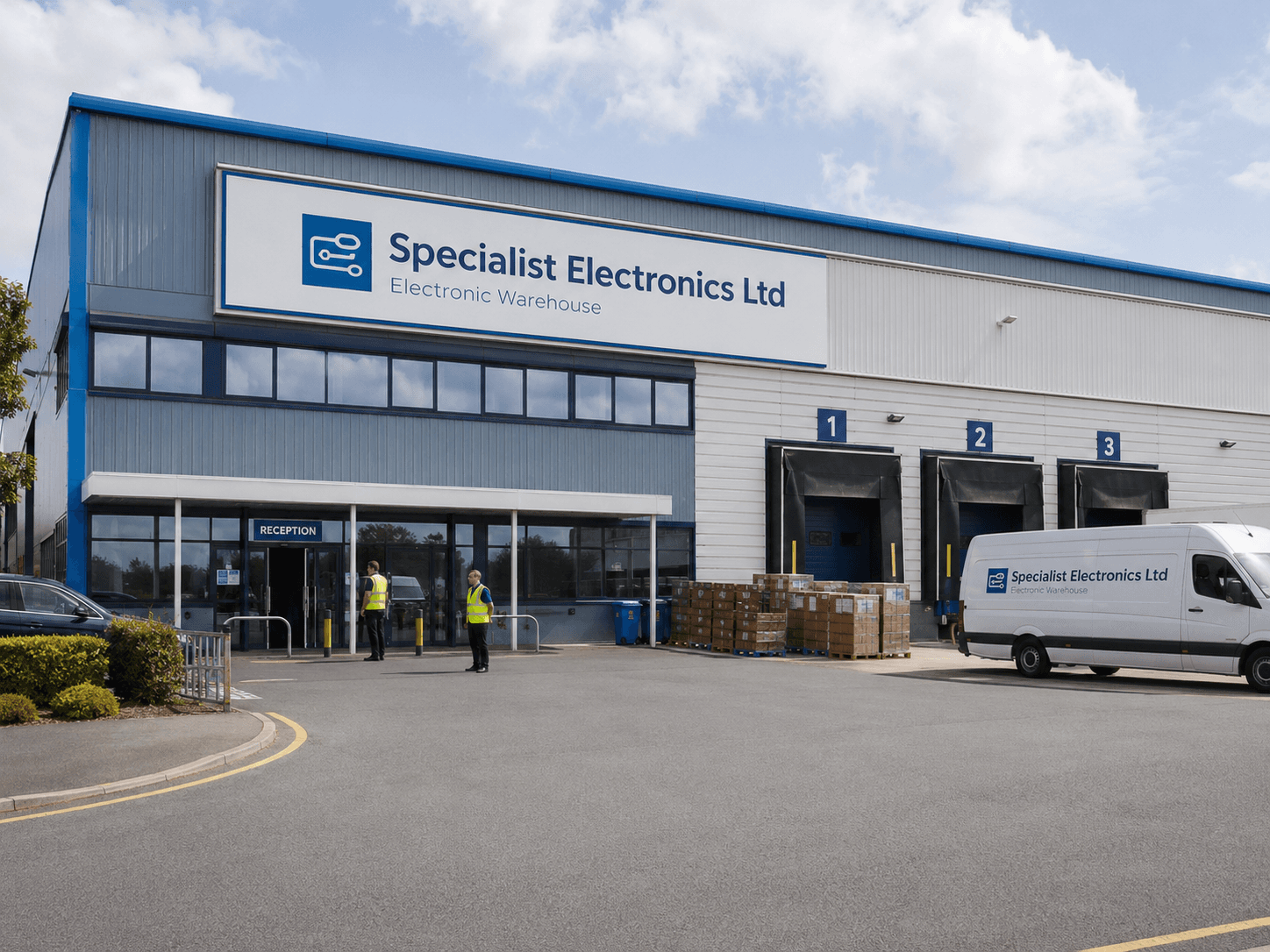 The Specialist Electronics Ltd fulfilment warehouse in Limassol, Cyprus