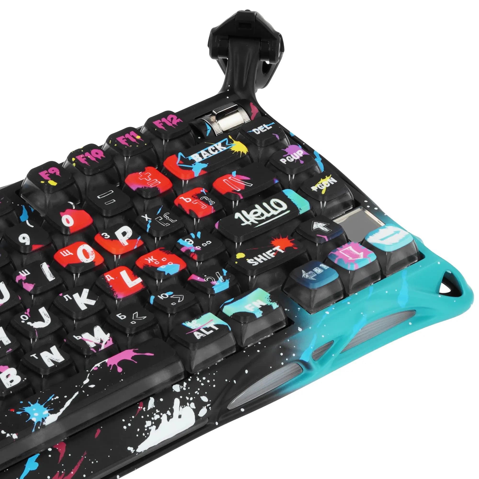 GravaStar Mercury V75 Pro Wired Keyboard Neon Graffiti