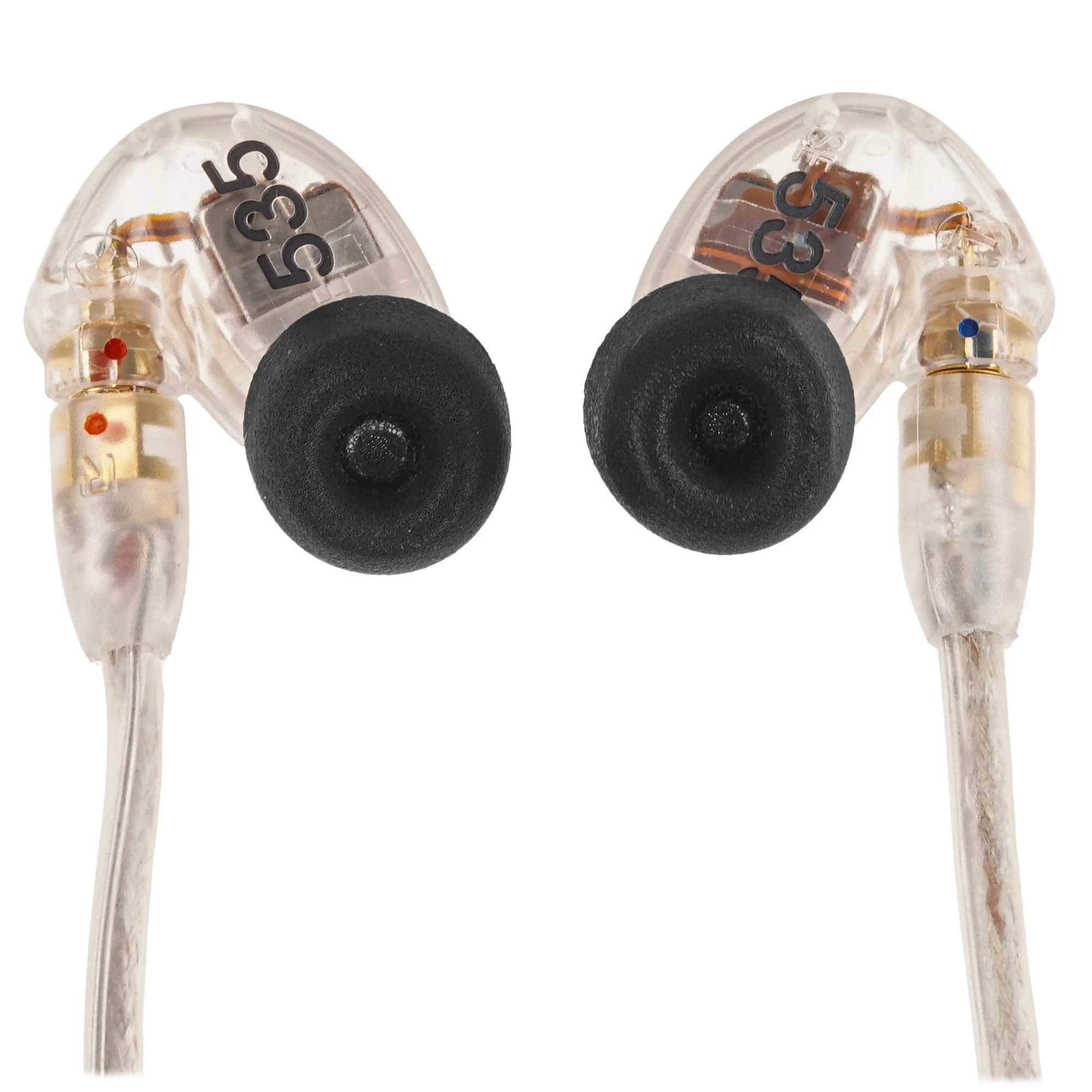 Shure SE535 Wired Earphones Transparent